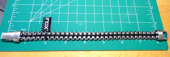 Men Inox Stainless Steel Bracelet - Links 8.5\
